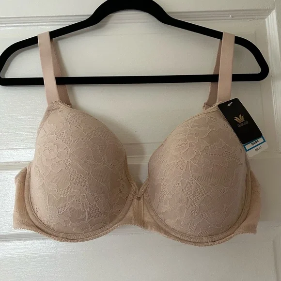 NWT Wacoal Finesse Underwire T-Shirt in Natural Nu, 36DDD - Picture 3 of 5